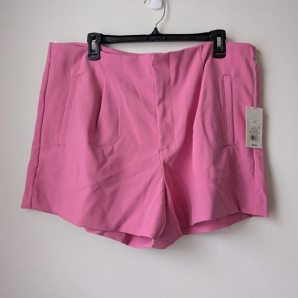 A New Day High Waist Pink Shorts - Picture 3 of 9
